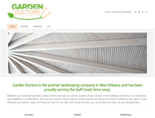 Tablet Screenshot of gardendoctors.net
